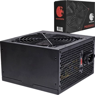 Fonte De Alimentação 500W PC Gamer Bivolt Maxxdigital Computador
