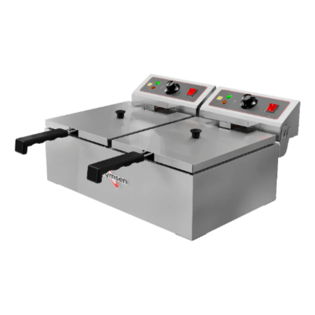 Fritadeira Elétrica Industrial 2 cubas de 5 Litros Skymsen F