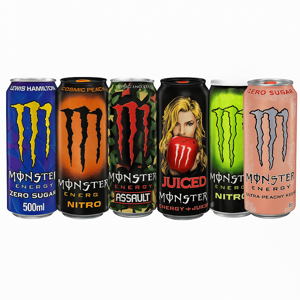 Monster Energy Nitro Importado de 500 ML e 473 ML Vários Sabores