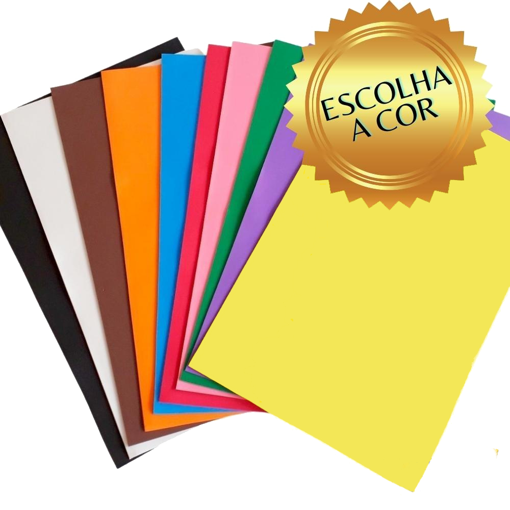 Placas De EVA 40x48/50 - UNIDADE - Escolha UMA cor | Shopee Brasil
