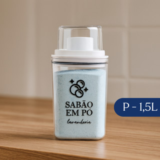 Dispensers Lavanderia 1,5L e 2,3L - Amaciante, Sabão em Pó, Sabão Líquido, Tira Manchas kit/individ — foto 8 — Achou Levou Brasil