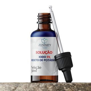 Solução de Iodo 5% com Iodeto de Potássio 10% 100% Original