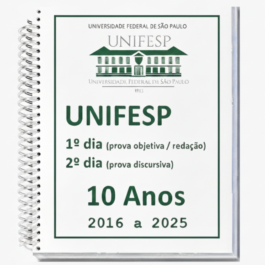 APOSTILA DE PROVA UNIFESP 2025/2026 - Caderno de Provas + Gabarito ...