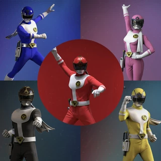 GOGGLE FIVE Integrantes - Tokusatsu Action Figures