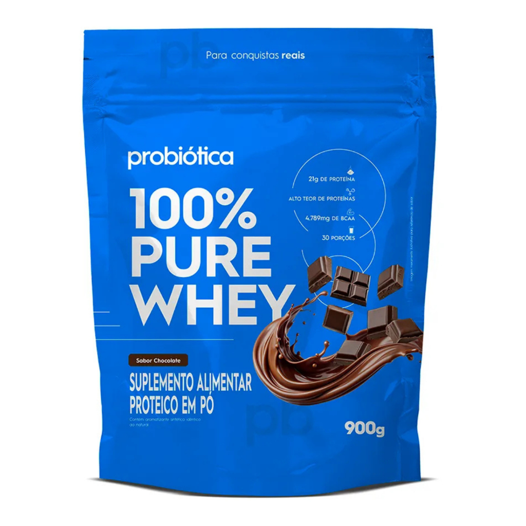 Whey Protein 100% Pure Refil 900g - Probiótica