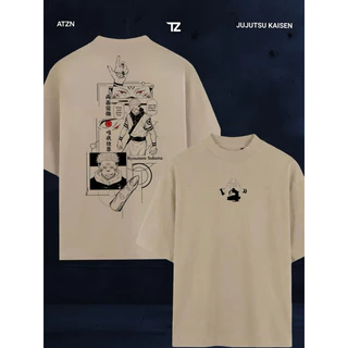 Camisa oversized Jujutsu Kaisen Streetwear ATZN Sukuna/Gojou gym & casual