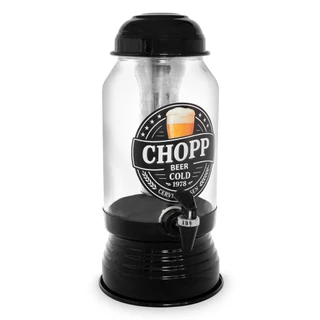 Chopeira Vidro 3 Litros Torre Chopp Suco Churras Confraternização Verão