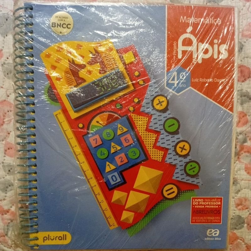 matemática projeto Ápis 4 ano livro do professor | Shopee Brasil