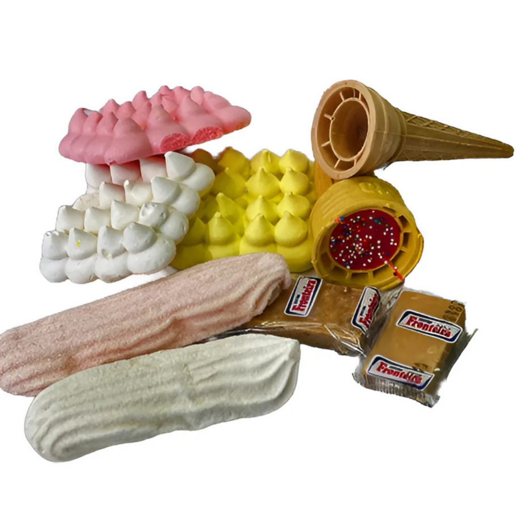 Kit de Doces Sortidos com 50 Doces Variados Caixa Suspiro Geleia Paçoca ...