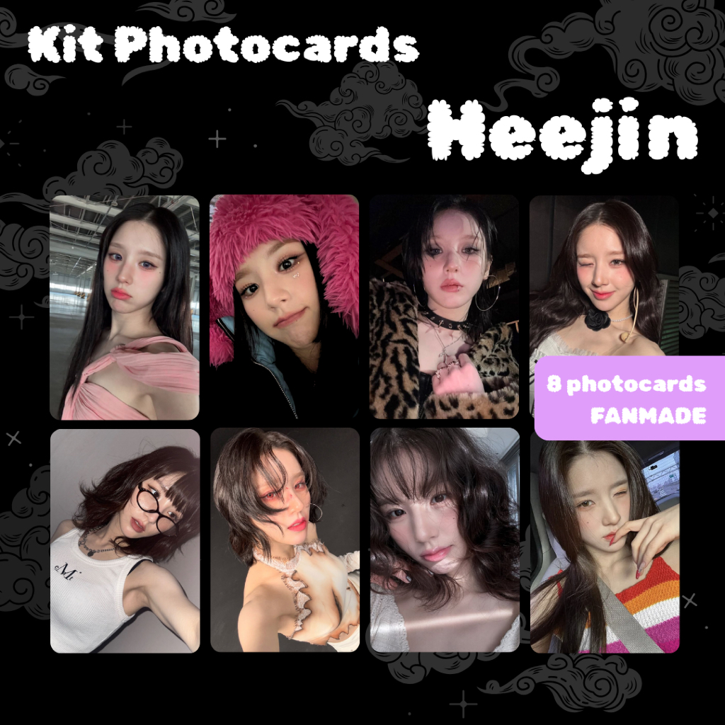 Heejin ARTMS Loona Photocards Selca Kpop Fanmade | Shopee Brasil