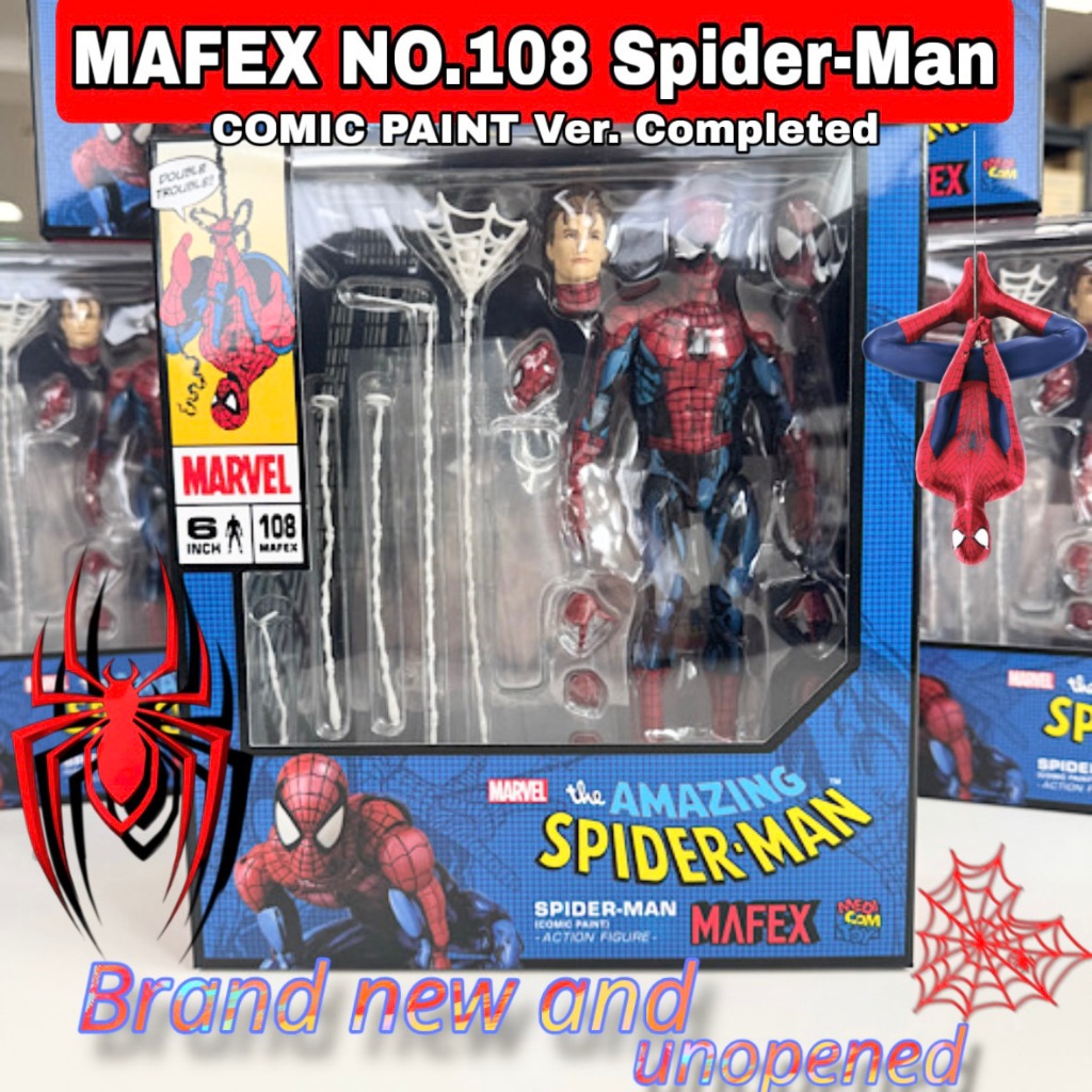 アメコミ MAFEX No.108 SPIDER-MAN COMIC PAINT b MAFEX No . 108 Homem-Aranha (Ver De Pintura COMIC) (Concluído