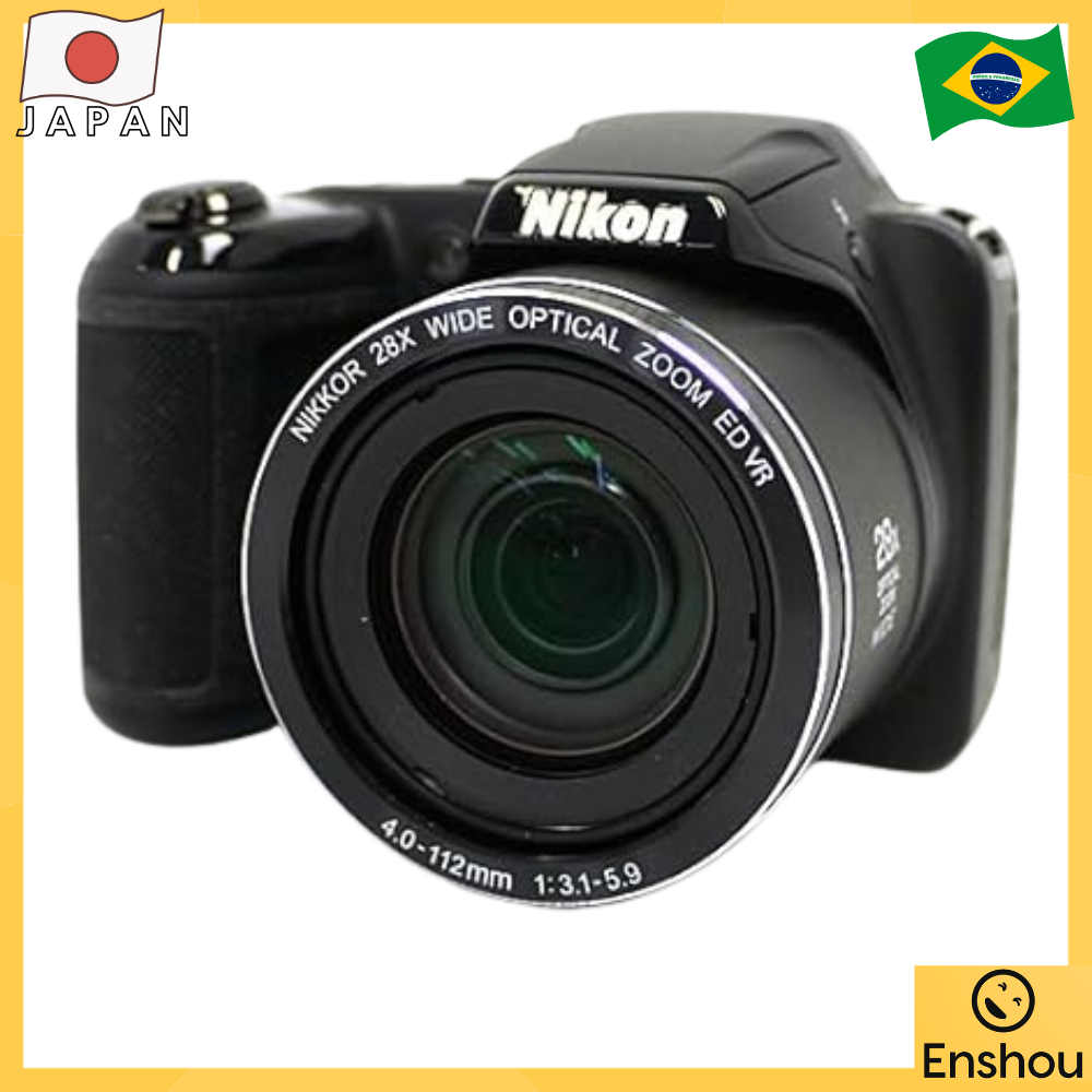 Nikon ＣＯＯＬＰＩＸ USED]Do Japão [USADO]NIKON COOLPIX 20.48MP Optical 28x Zoom L340