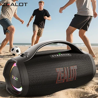 Super Caixa De Som ZEALOT-S98 160W | RGB, IPX6, 36000mAh, TWS 320W, Alça Dupla, BT5.4 em Oferta na Shopee