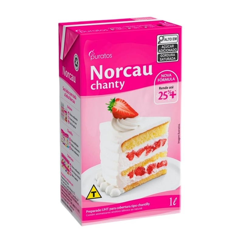 Chantilly Norcau 1L Tradicional - Estabilidade e Versatilidade com ...