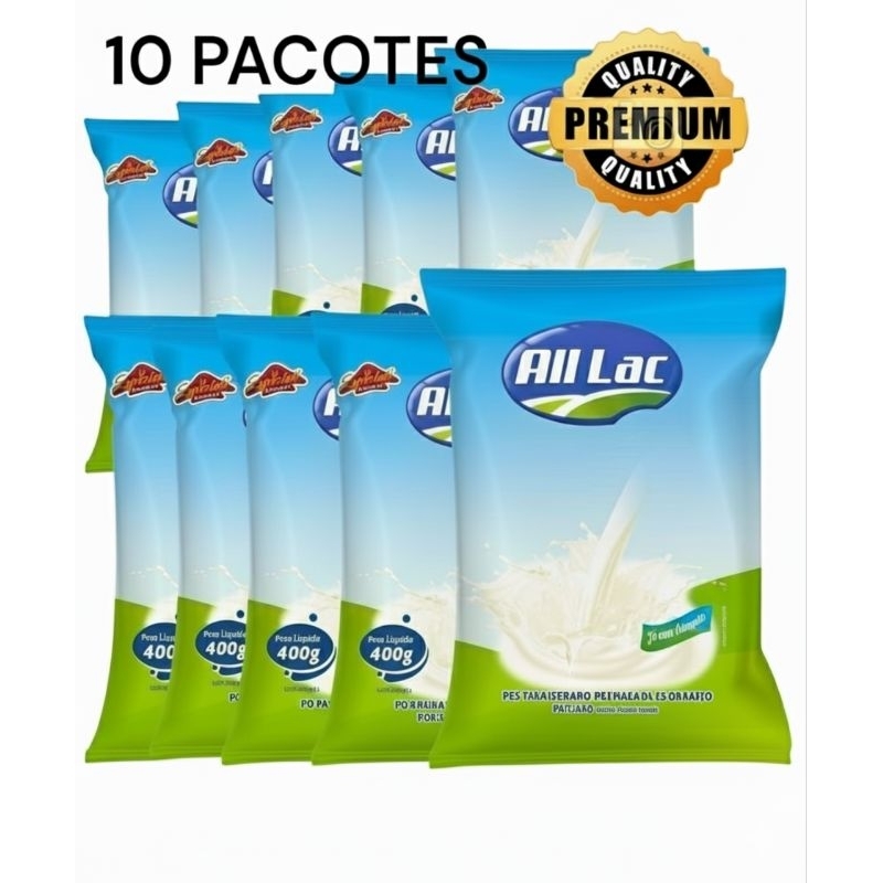 Leite Em Pó Composto Lácteo Sabor Leite em Pó 10 Pacotes - Supermercado ...