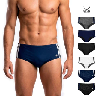 Sunga Slip Masculina Adulto Usee Brasil com Cordão Ajustável Praia Piscina Original