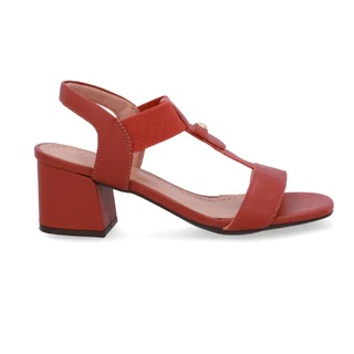 Sandália N35 Couro Vermelho Usaflex Feminina em Oferta na Shopee