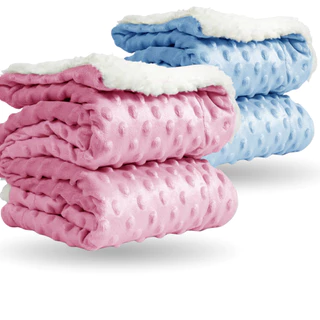 Cobertor Pipoquinha Bebe Manta Maternidade Premium Dupla Face em Oferta na Shopee