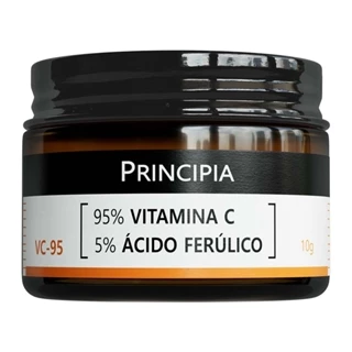 Principia 95% Vitamina C Pura + 5% Ácido Ferúlico em pó- VC-95 em Oferta na Shopee