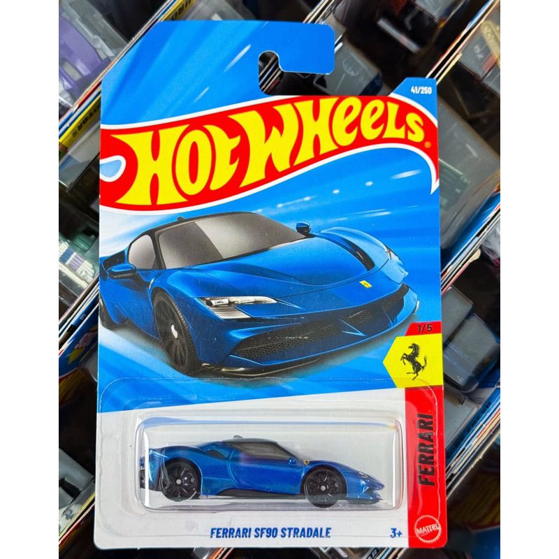 Hot Wheels Ferrari 2026 - Ferrari SF90 Stradale Azul | Shopee Brasil