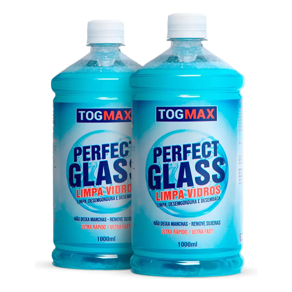 Limpa Vidros Perfect Glass Desengordurante Para-brisas Janela Box de ...