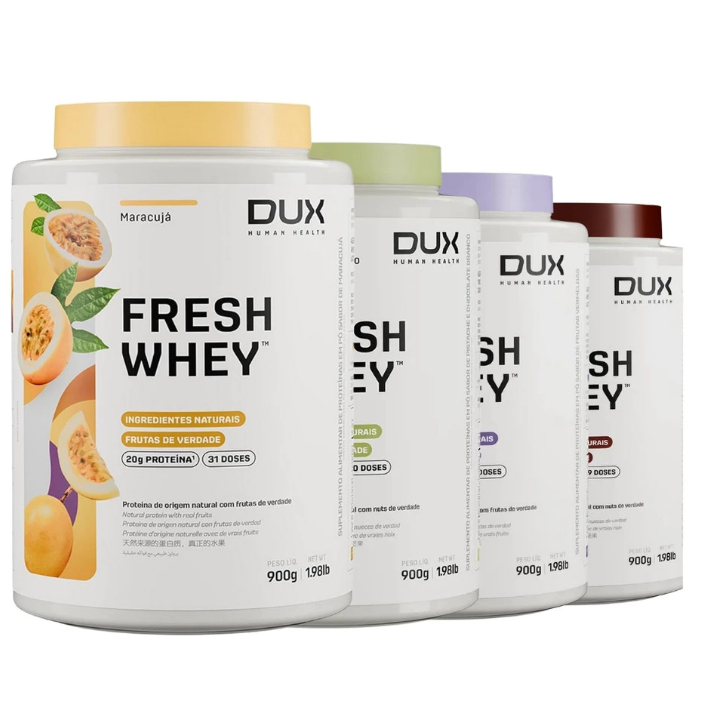 Fresh Whey Protein DUX - Frutas Vermelhas 900g | Shopee Brasil