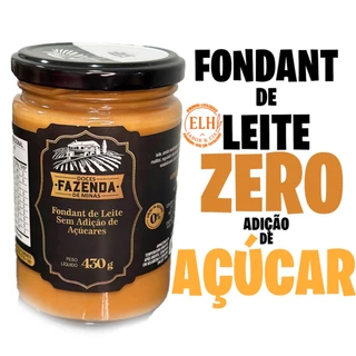 Fondant de Leite (Doce de Leite) ZERO adição de AÇÚCARes - Fazenda de Minas - 430g - 1X ou 2X