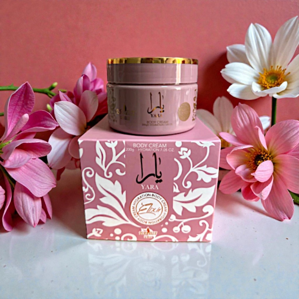 YARA LATTAFA ボディクリーム 200g Body Cream Yara Lattafa 200g – Feminino, Hidratante Perfumado