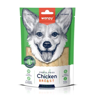 Truly Wanpy Petisco Freeze Dried para Cães Sabor Peito de Frango 40g em Oferta na Shopee