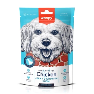 Truly Wanpy Petisco Delight para Cães Suchi de Salmão, Atum e Camarão 90g em Oferta na Shopee