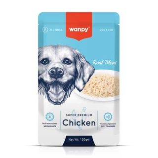 Truly Wanpy Petisco Sachê para Cães Sabor Frango 100g em Oferta na Shopee
