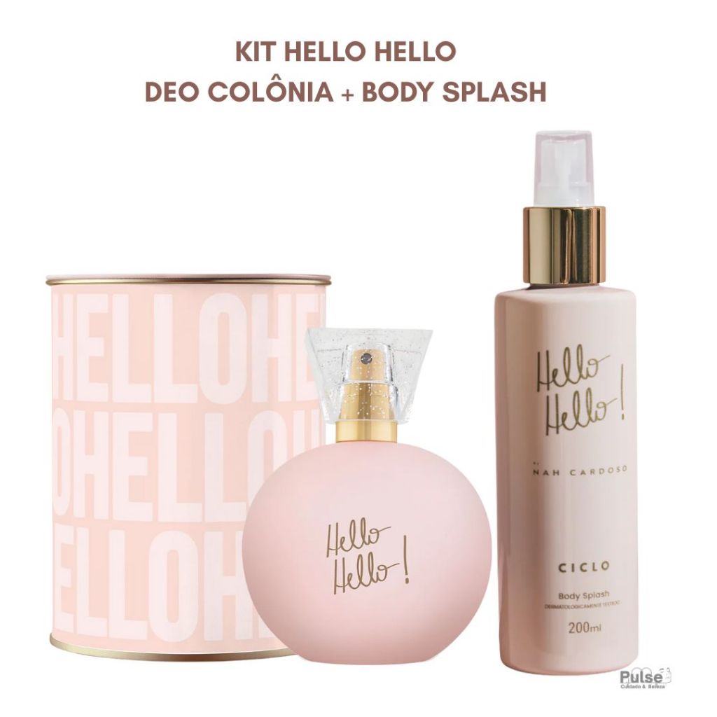 Kit Ciclo Hello Hello Deo Colônia + Body Splash | Shopee Brasil