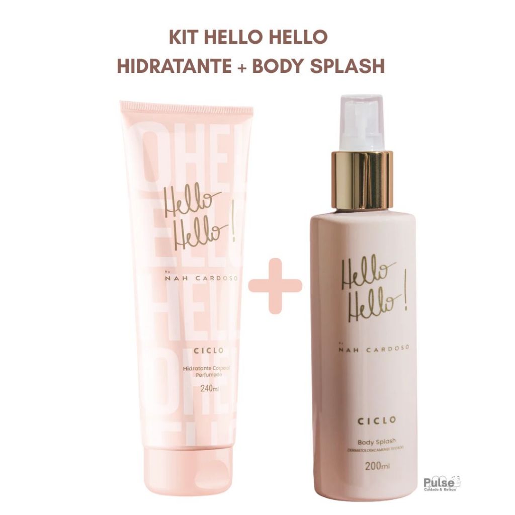 Kit Ciclo Hello Hello Body Splash + Loção Hidratante | Shopee Brasil