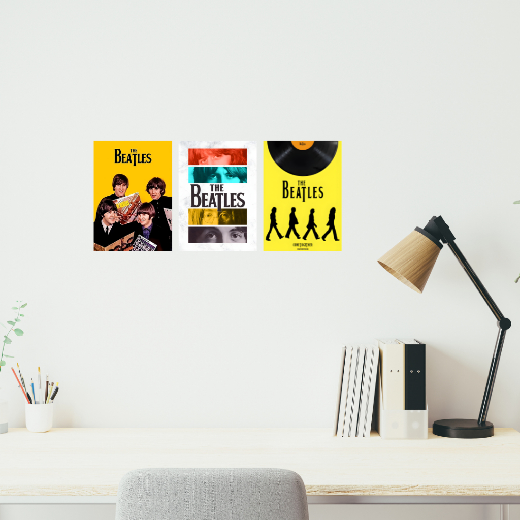 Pôster Premium Banda The Beatles Tamanho A4 20X30 cm | Shopee Brasil