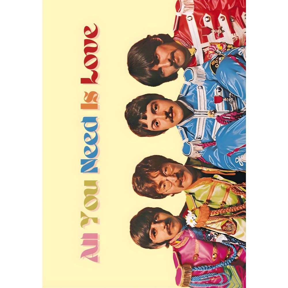 Pôster Premium Banda The Beatles Tamanho A4 20X30 cm | Shopee Brasil