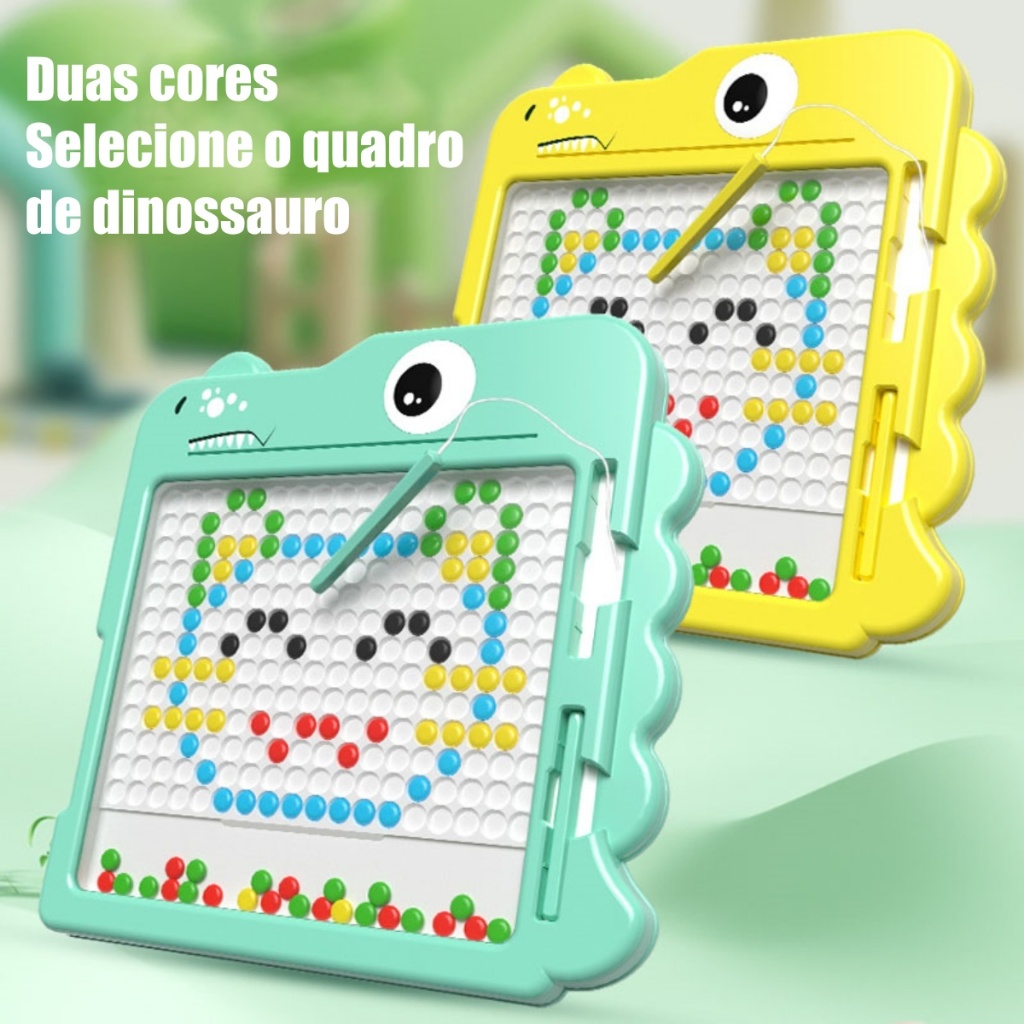 Lousa Mágica Magnética com Cartelas de Desenho Educativo