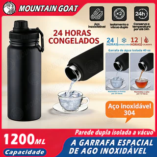 1200 ml 32 Oz 40 Oz Garrafa Térmica liso espacial Quente & Frio Com Isolamento Térmico