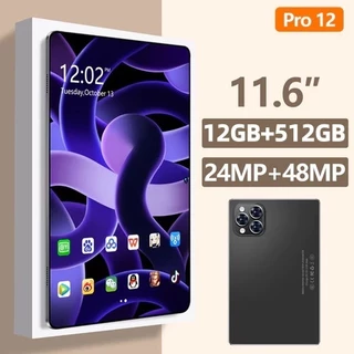 Tablet Galaxy tab Pro12 11,6 polegadas 12 GB+512 GB 5G Computador de cartão SIM dual para entretenimento, aprendizado em Oferta na Shopee