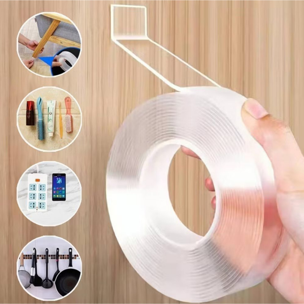 Fita Magica Dupla Face 3M e 5M Super Forte Transparente NanoGel ...