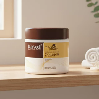 Máscara Karseell Collagen Original 500g Colágeno + Maca Tratamento Profissional Produto Oficial Brasil em Oferta na Shopee