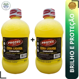 Kit Com 2 Uni De ceras Carnaúba e resina Altamente Protetiva para lataria - 500ml