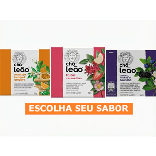 Chá Leão Combo 3 Caixas 30 Sachês - Escolha o Sabor em Oferta na Shopee