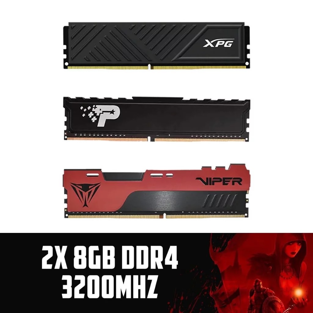 CPU Gamer Ryzen 7 5700X, Placa Mãe A520M,Memória 16GB 3200, SSD