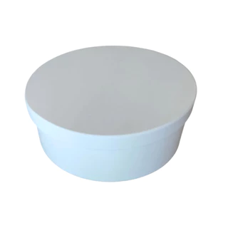Kit 20 Caixas Redondas Pintadas em Mdf Multiuso Decorativa 25x10 Convite Padrinhos Presentes Branca em Oferta na Shopee