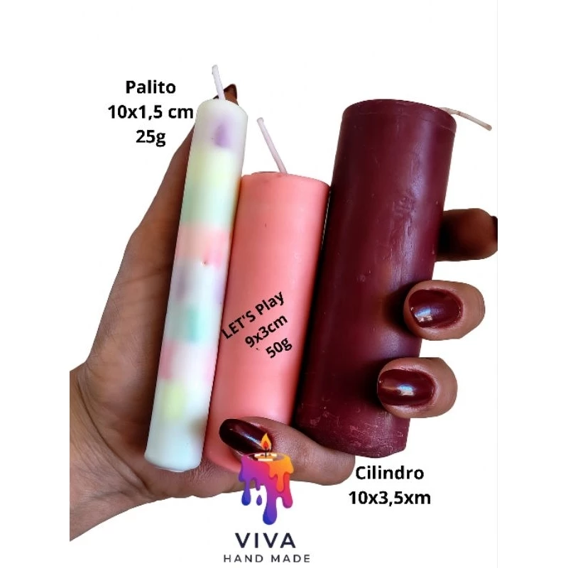 Vela para práctica de Wax Play BDSM - Bondage - Vela Sexual - Fetiche - Juego de Temperatura