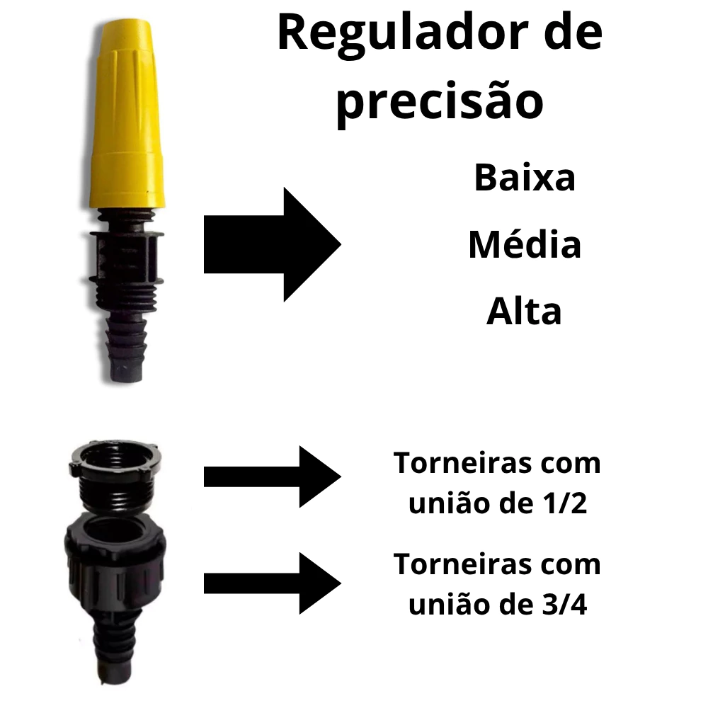Mangueira de Jardim Anti-Torção e Anti-Dobras -5 ate 50 Metros - Imagem 4