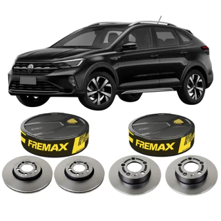 Kit Disco De Freio Diant + Tras Nivus 1.0 TSI 2021 A 2025 Fremax
