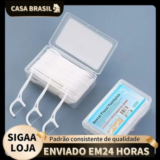 kit200 Fio Dental Infantil e Adulto em Formato de Arco Ultra Fino para uma Limpeza Eficaz em Oferta na Shopee