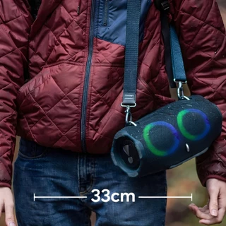 Caixa De Som Extreme 4 Com ALÇA 33CM/120W LED RGB Bluetooth A Prova D'Água USB AUX em Oferta na Shopee