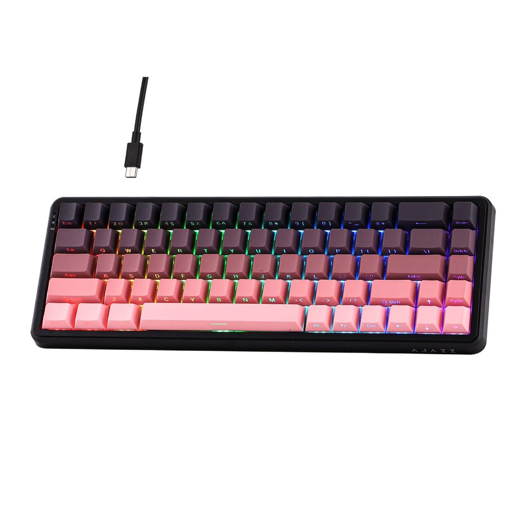 Teclado Magnético Ajazz ak680 max he interruptor de efeito hall 60